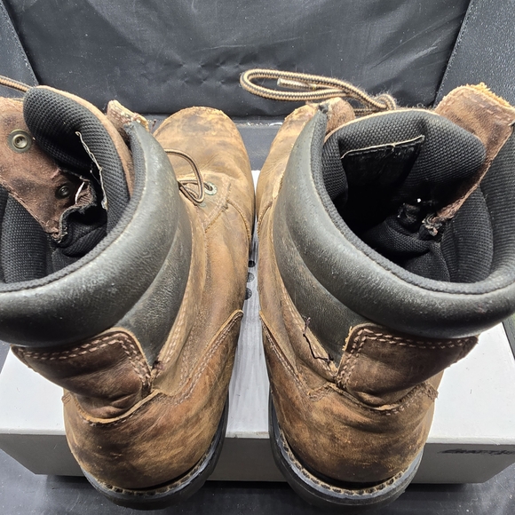 Wolverine Rugged Brown Leather Boots